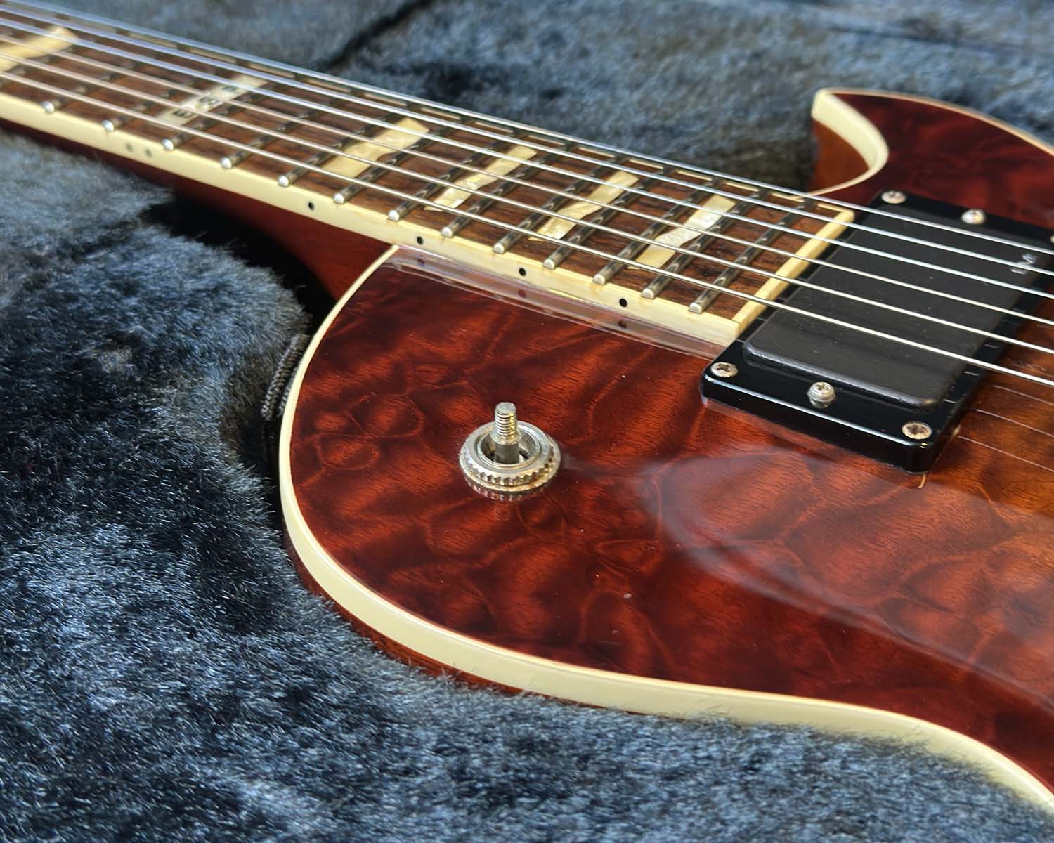 2003 ESP Eclipse II Standard Series QM (4-Knob) w/ OHSC - Image 12
