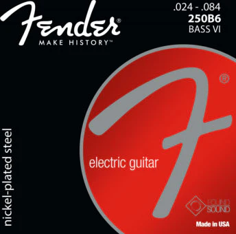 Fender 250B6 Bass VI Strings .024 - .100 - Image 2