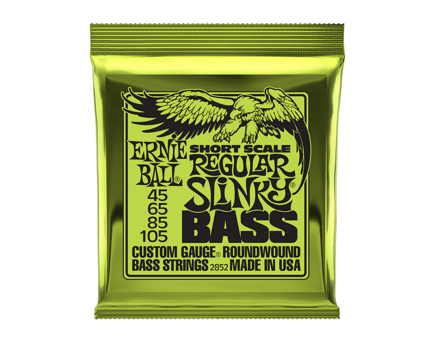 Ernie Ball Short Scale Regular Slinky Bass Guitar Strings