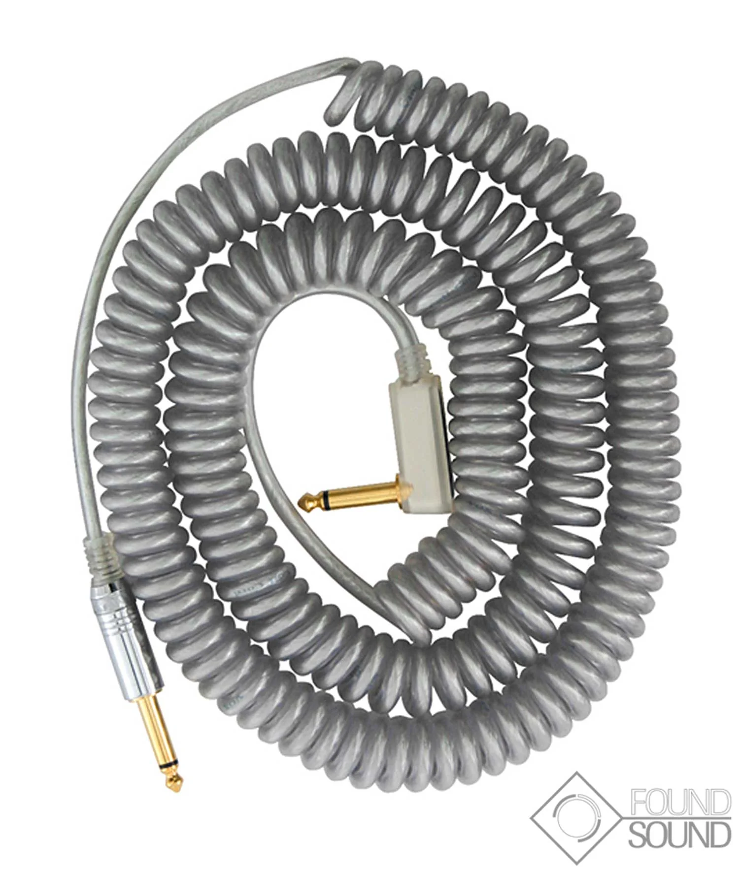 VOX VCC090 9 Metre Coiled Cable - Silver - Image 3