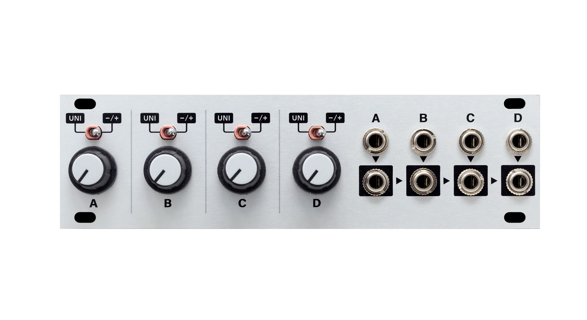 Intellijel Quadratt 1U 4 Channel Eurorack Attenuator/Summing Mixer